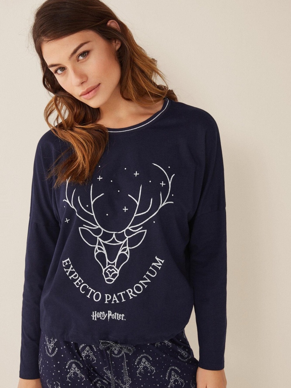 Warner Bros. Kids "Expecto Patronum" Long Sleeve Pajama Top